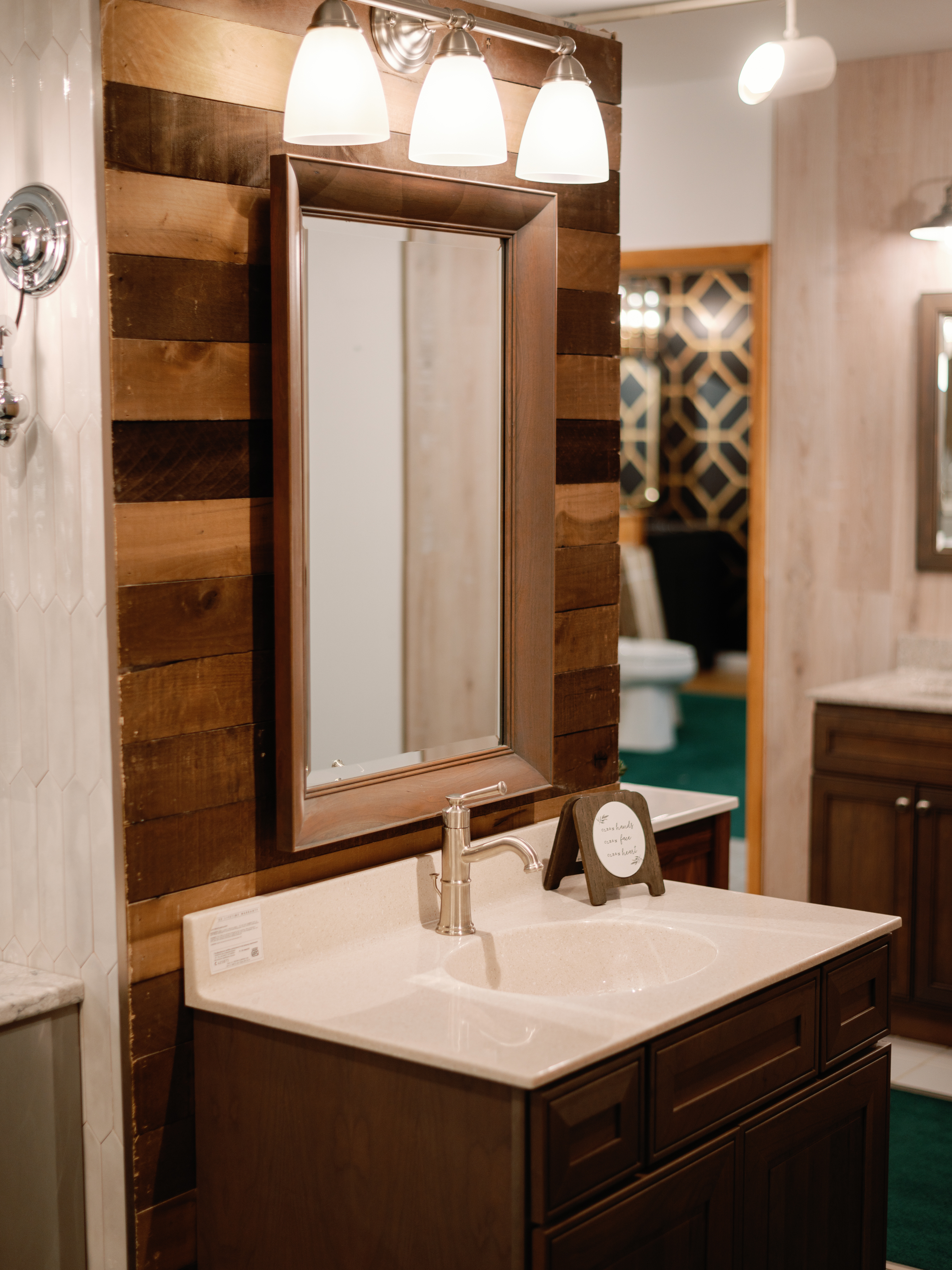 Kitchen and bathroom display 13 inside the Jim Meyers Plumbing Showroom