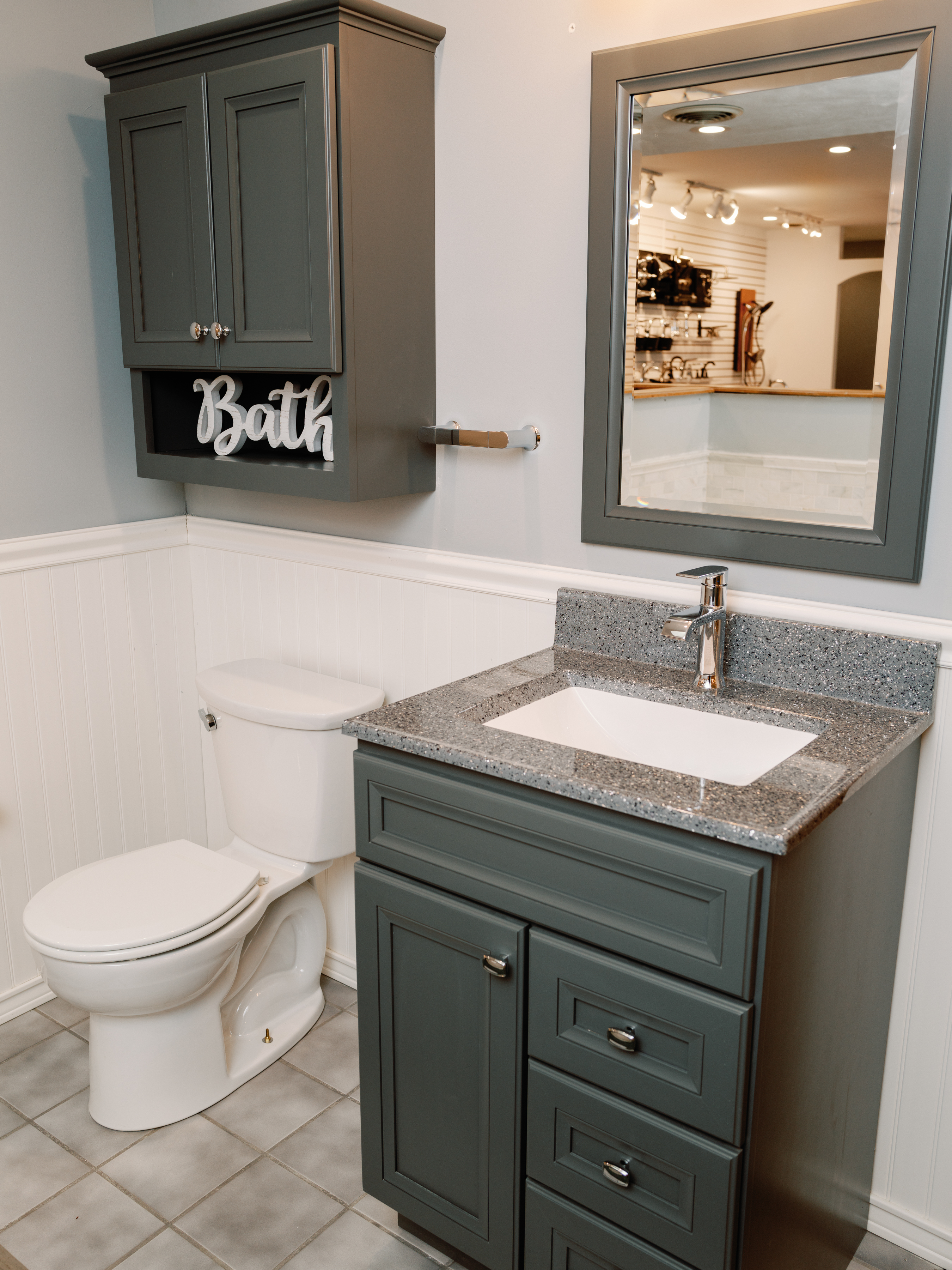 Kitchen and bathroom display 5 inside the Jim Meyers Plumbing Showroom